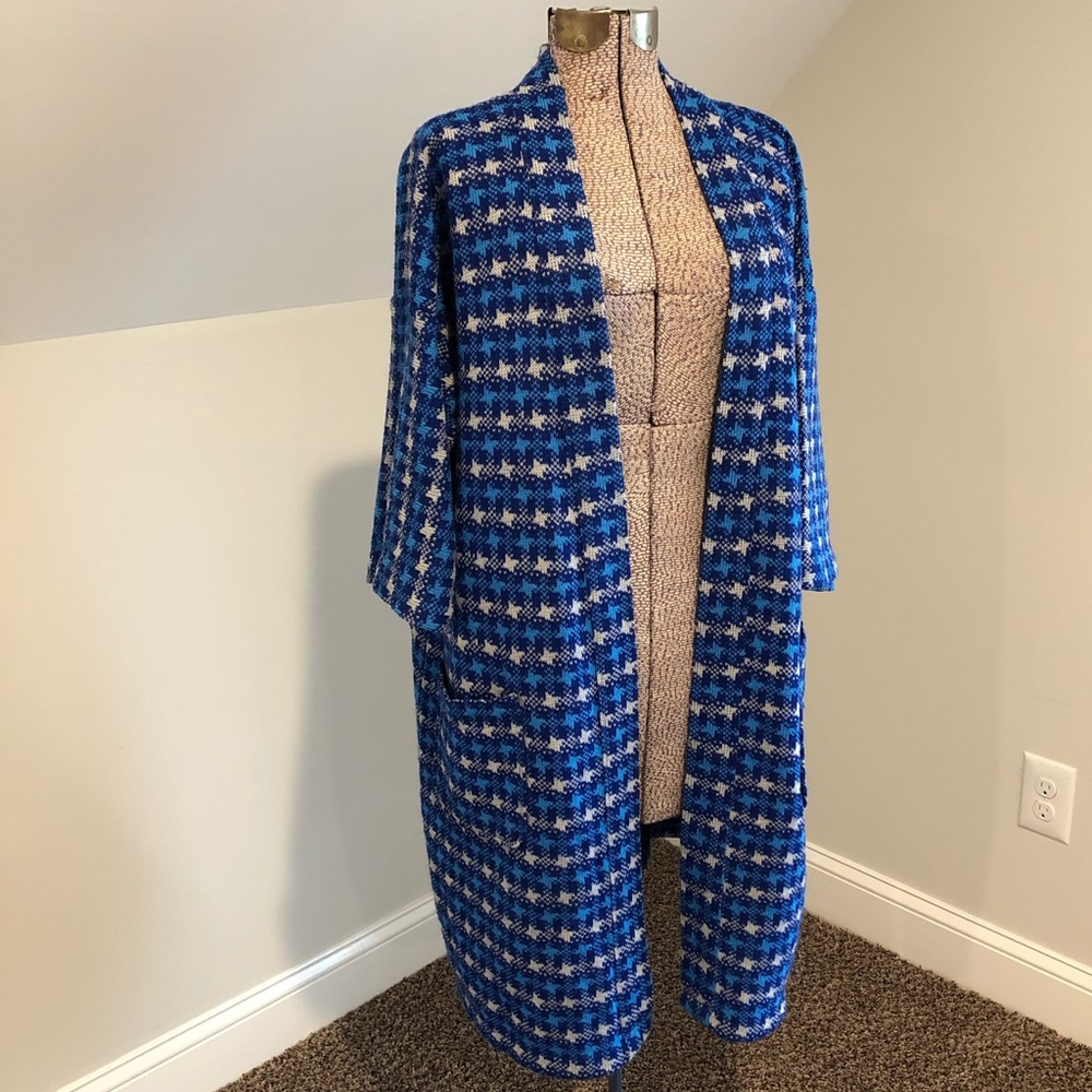Wow! VTG Houndstooth Sea Island Treasurobe